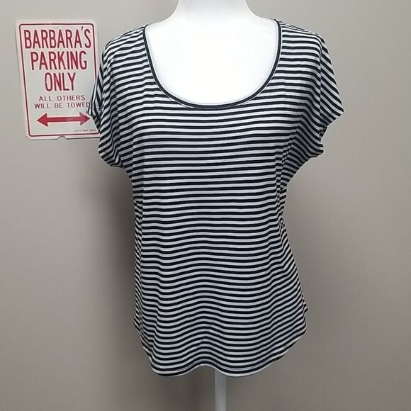CHICO'S SHORT SLEEVE TOP SZ 2(12-14) - Picture 1 of 7